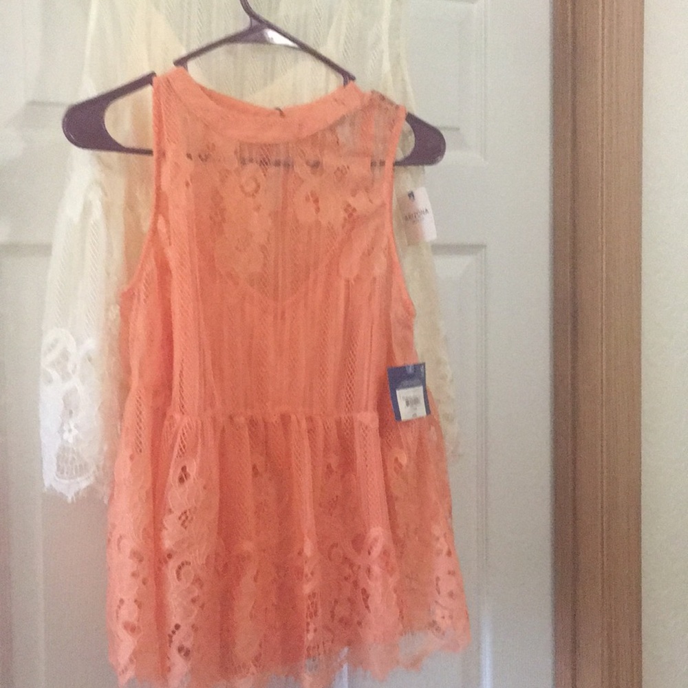 Two piece peach summer top